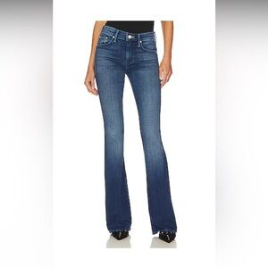 MOTHER Blue Flared Women Jeans